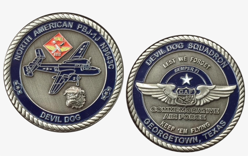 Prove Your Allegiance With The Devil Dog Challenge - Coin, transparent png download