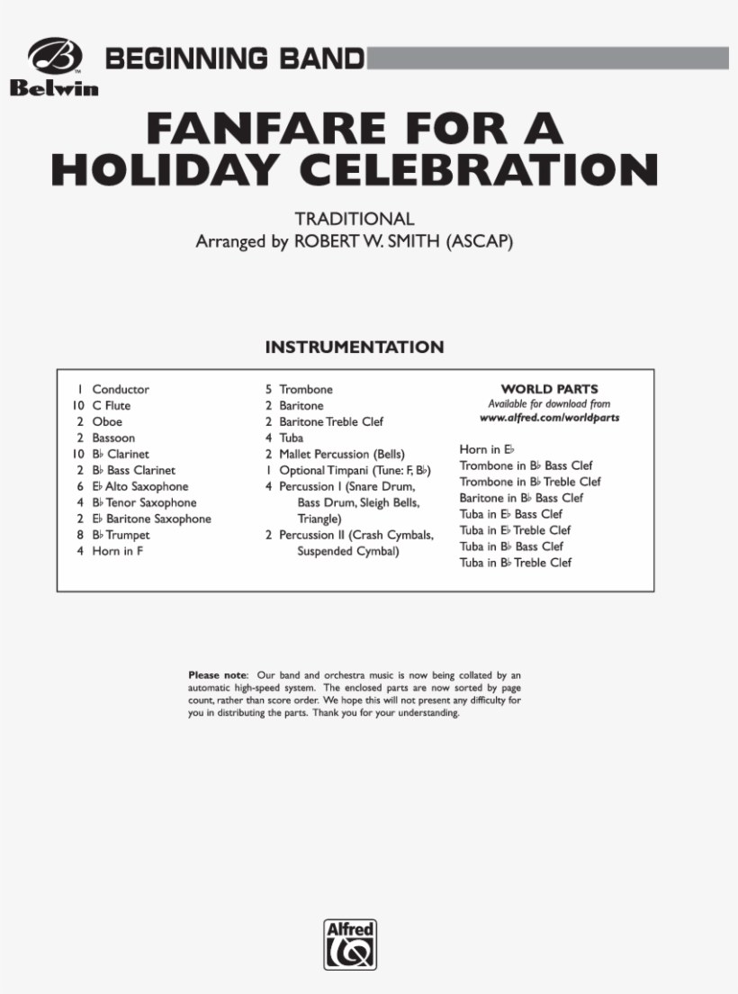 Fanfare For A Holiday Celebration Thumbnail - Rings Of Saturn Sheet Music, transparent png download