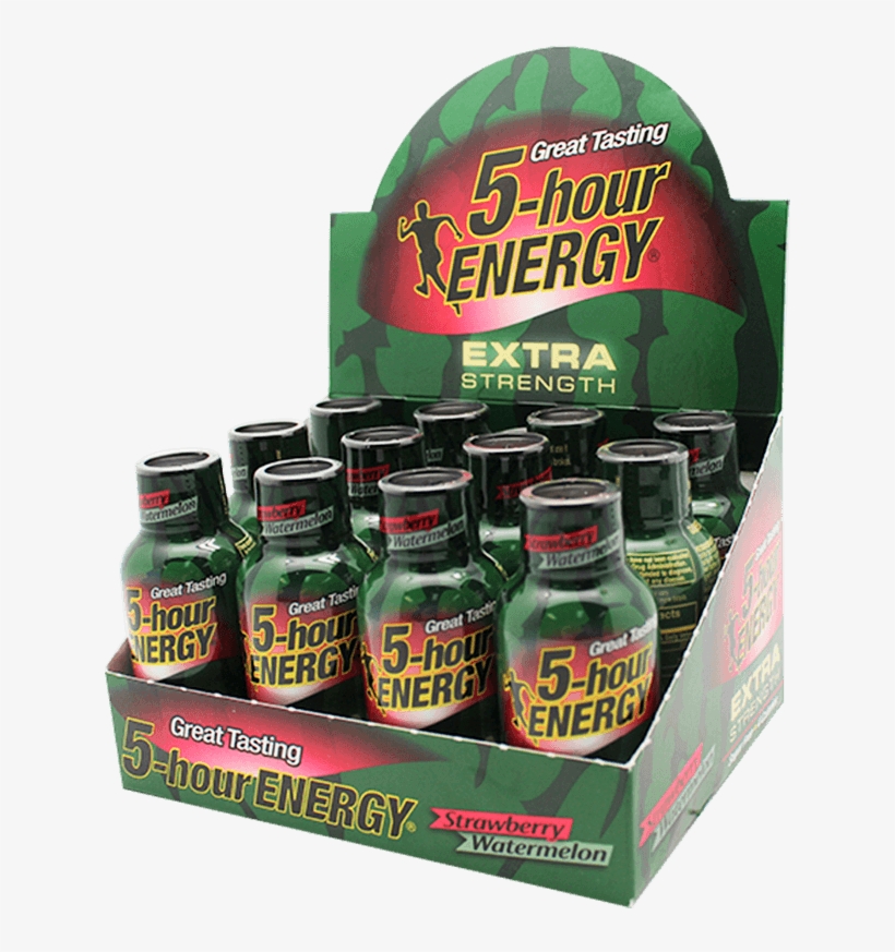 5 Hr Extra Strength Str/w - 5-hour Energy Extra Strength Berry Shots Dietary Supplement, transparent png download