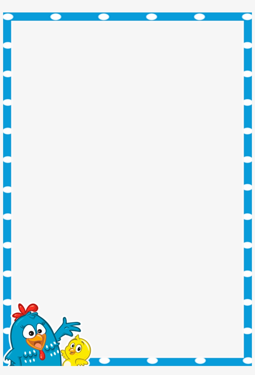 Galinha Pintadinha Moldura Para Fotos Vertical - Galinha Pintadinha, transparent png download