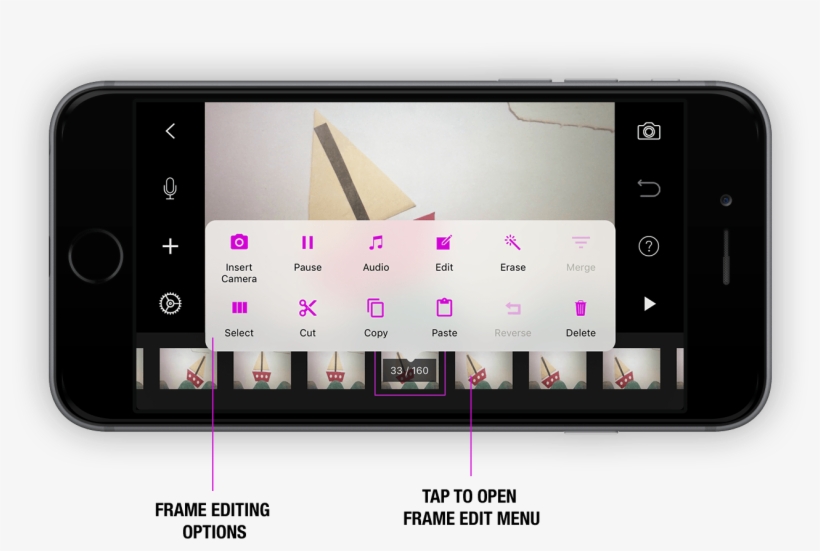 Tap Anywhere Outside To Close The Frame Edit Menu - Iphone, transparent png download