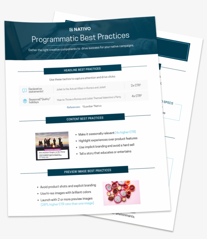 Programmatic Best Practices - Brochure, transparent png download