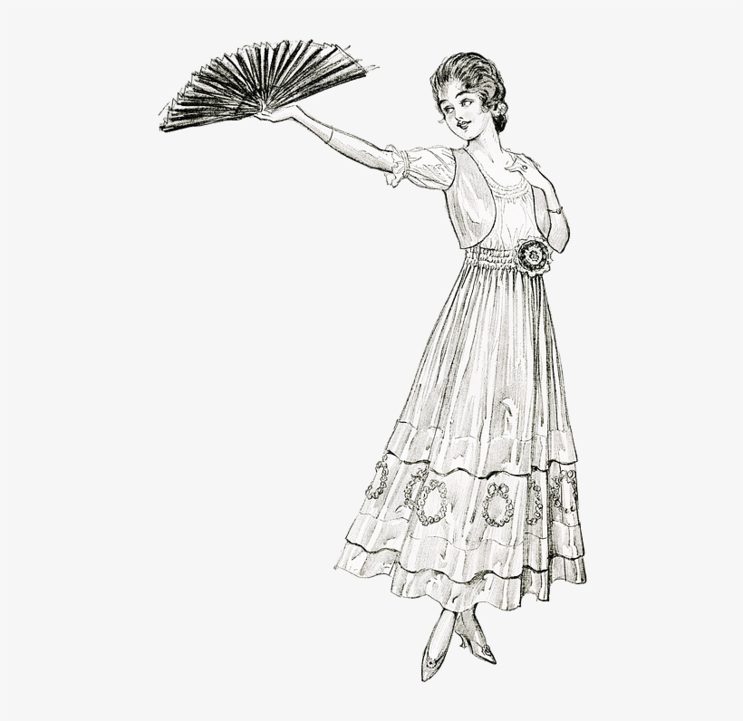 Victorian Woman Png, transparent png download