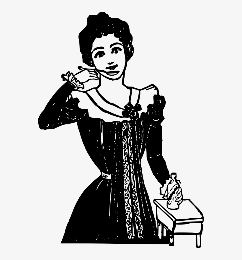 Woman With Medicine Clip Art - Illustration, transparent png download