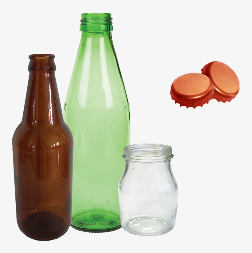 Image Of Glass Containers - Brown Beer Bottle, transparent png download