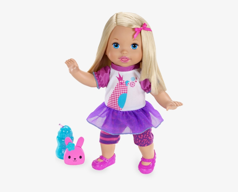 Little Mommy™ Fala Comigo™ Image Little Girls, Baby - Muñeca Little Mommy Habla Conmigo, transparent png download