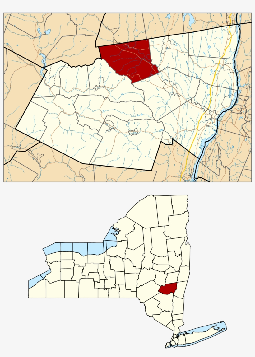 Map Of New York, transparent png download