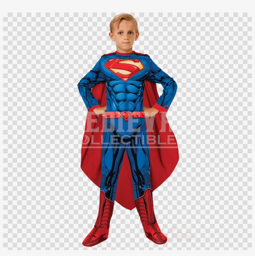 Superman Costume Clipart Superman Batman Costume - Superman Costume, transparent png download