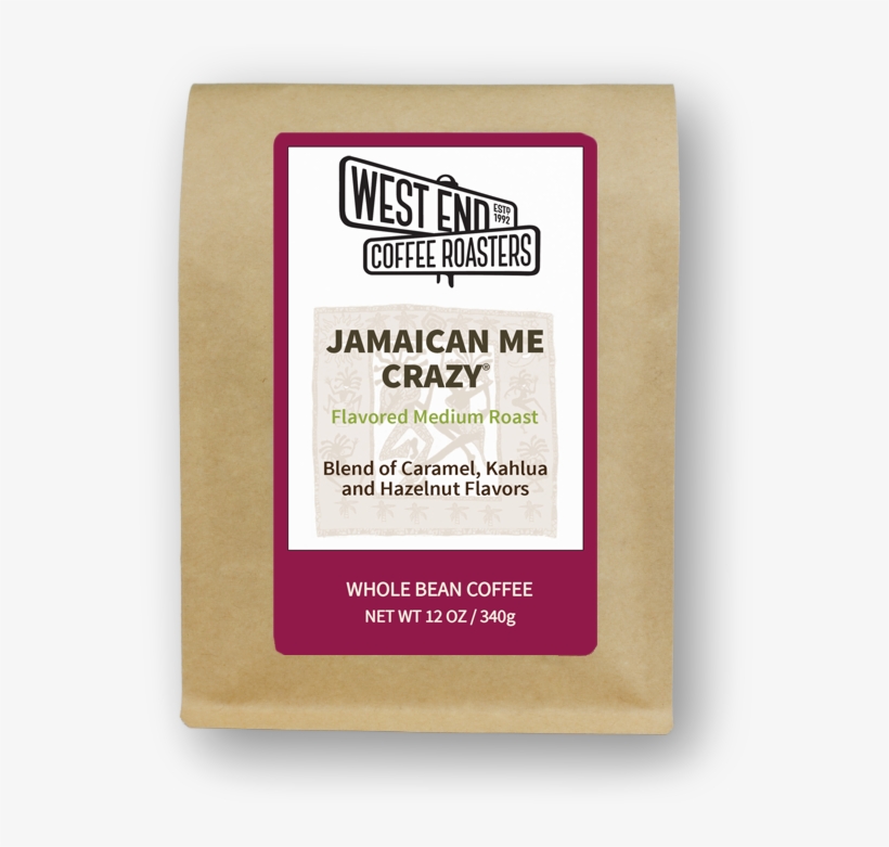 West End Coffee Roasters Whole Bean Coffee Jamaican, transparent png download