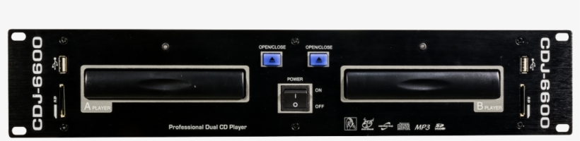Cdj-6600 Professional Dj Dual Cd Player - Cdj, transparent png download
