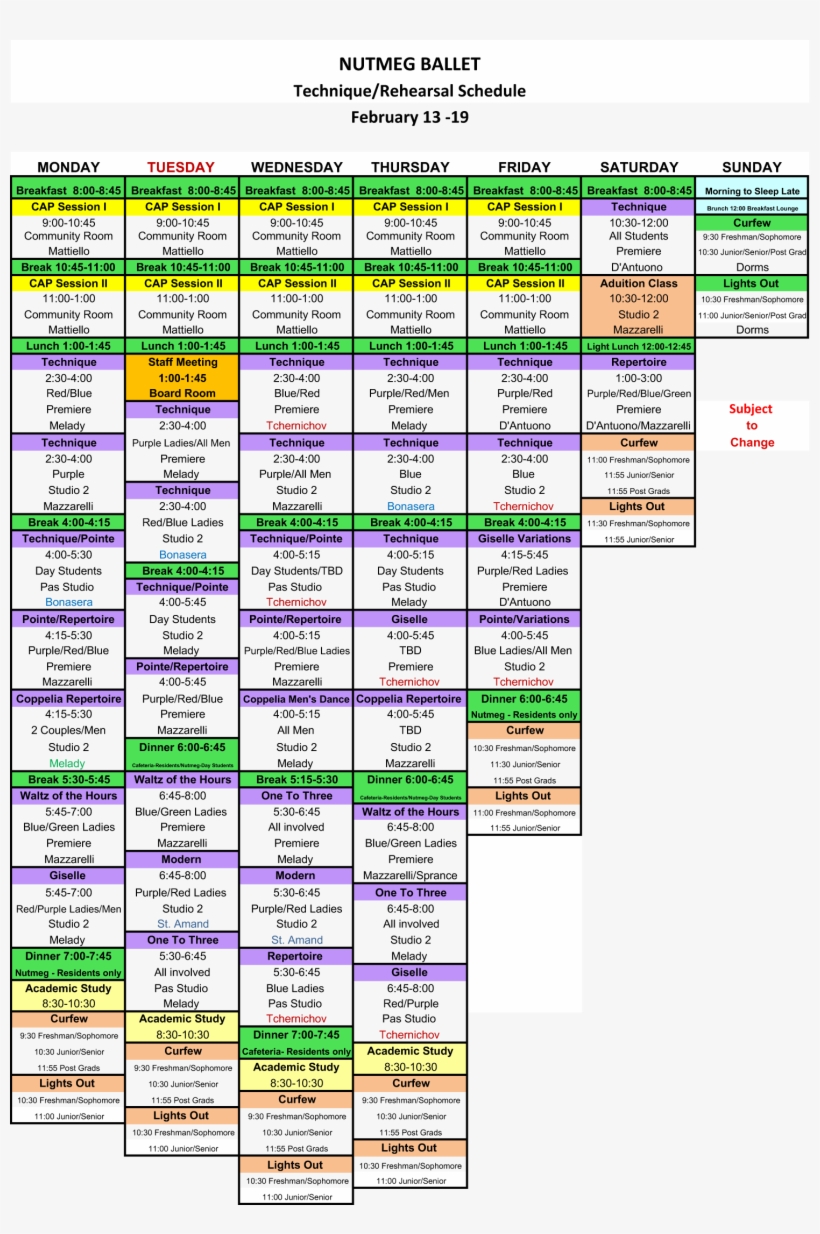 Nutmeg Schedule Feb - Lilac, transparent png download