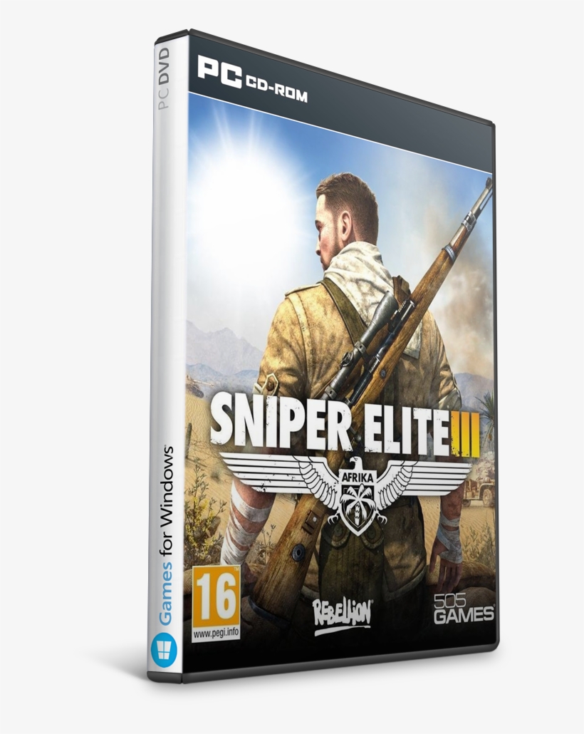 Sniper Elite 3 Multi9-plaza - Sniper Elite 3 (playstation 3, Dvd), transparent png download