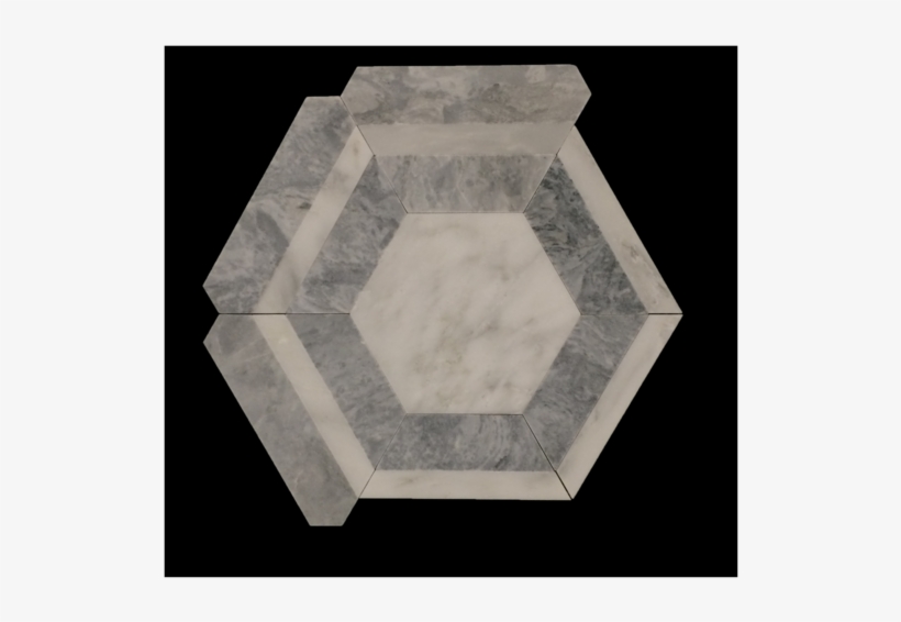 Honeycomb Pearl White With Pacific Gray Honed, transparent png download