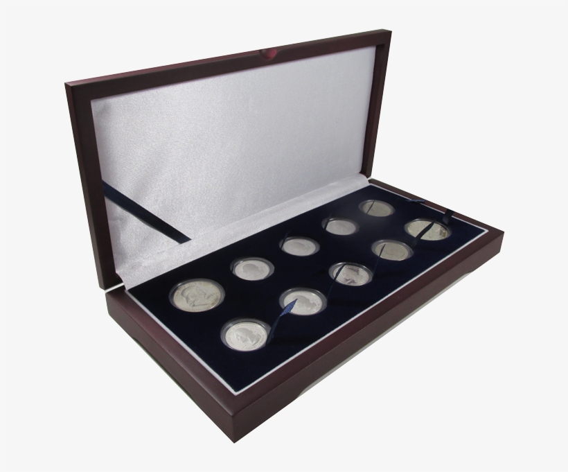 Guardhouse Wood Display Box For 10 Coin Capsules Two - Half Dollar, transparent png download