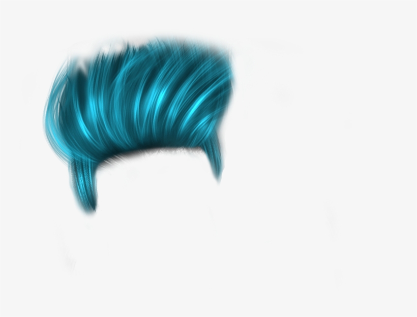 Hair Blue - Hair Blue Png, transparent png download