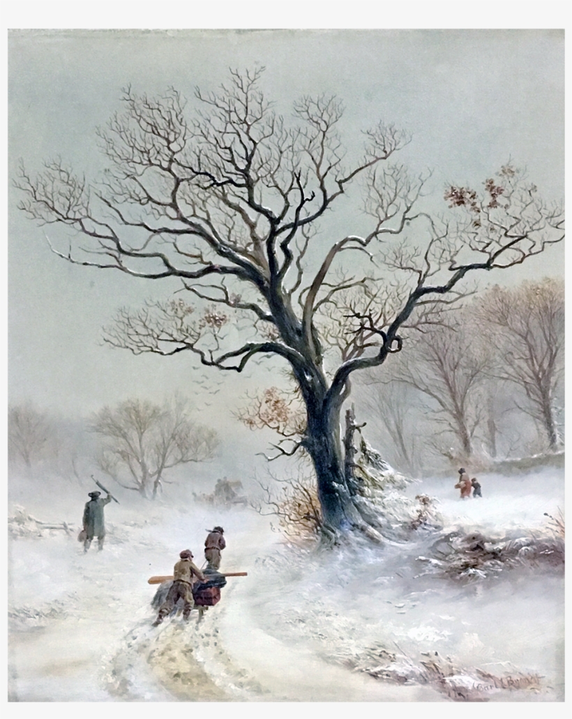 Carl Brandt [1831-1905] New York - Painting, transparent png download