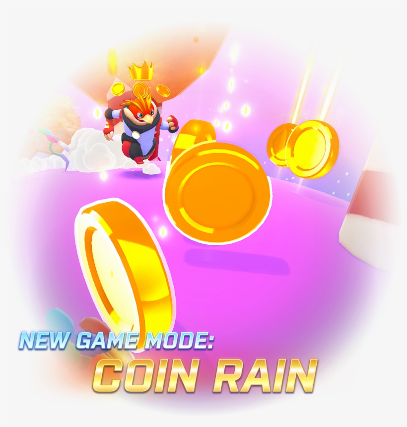 Coins Rain From The Sky All Over The Planet, Collect - Cartoon, transparent png download
