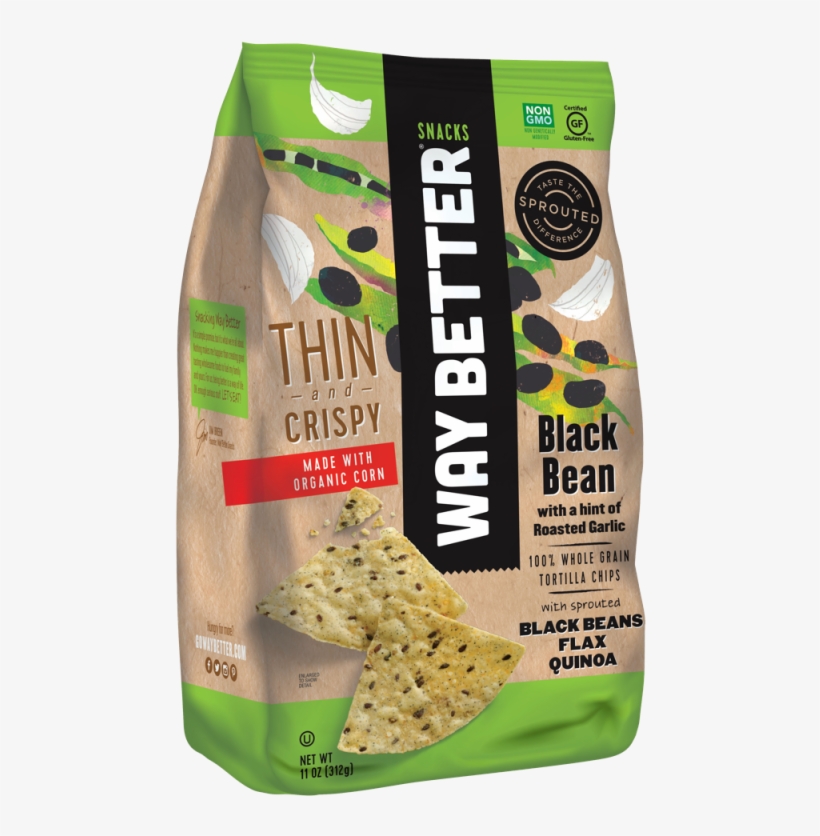 Find Near You - Way Better Snacks Black Bean Corn Tortilla Chips, transparent png download