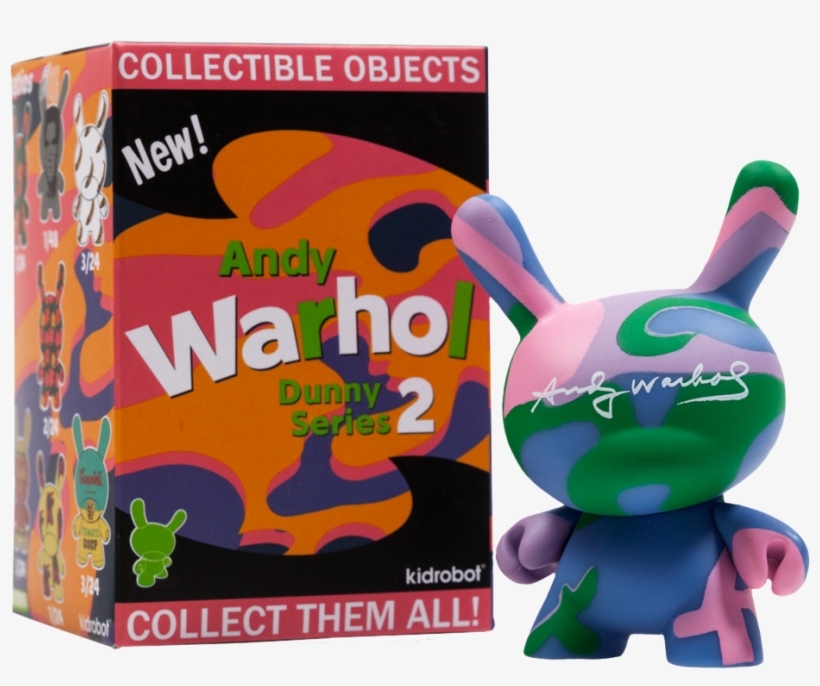 Dunny - Andy Warhol 3" Dunny Blind Box Mini Series 2.0, transparent png download