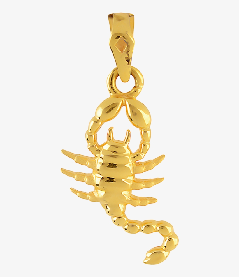 Orra Gold Scorpio Pendant - Scorpio Pendant Gold, transparent png download