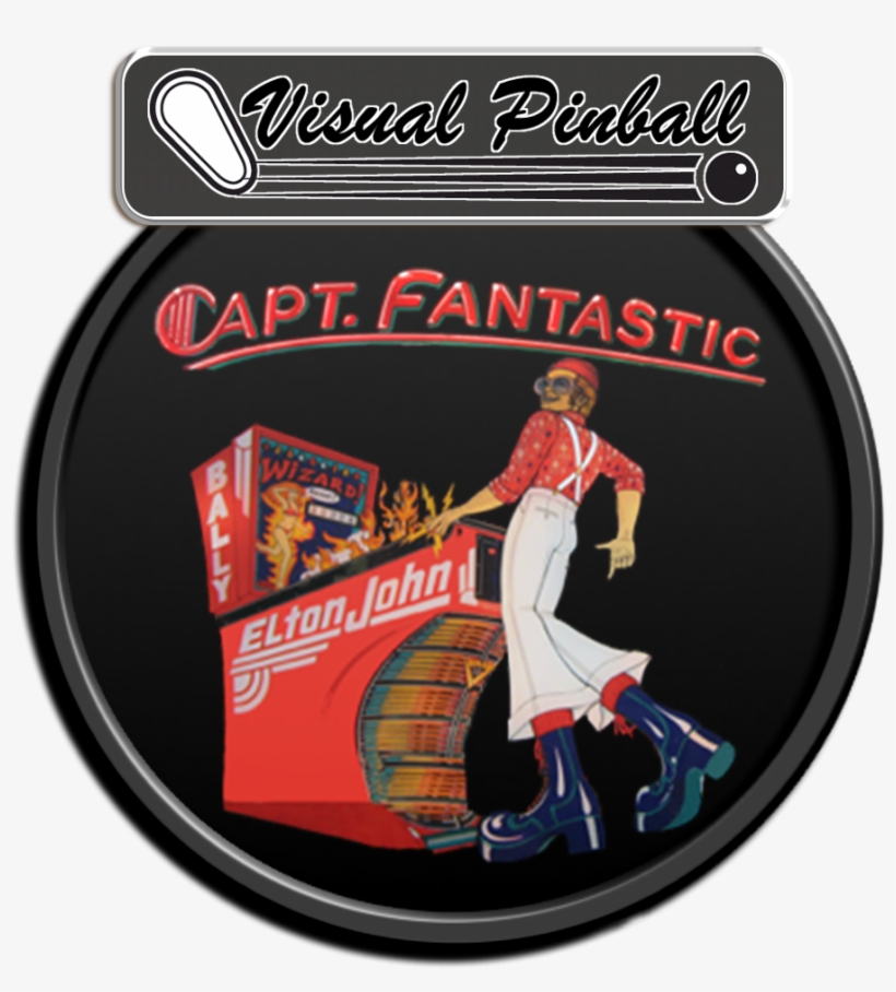 Captain Fantastic - Pinball Hall Of Fame, transparent png download