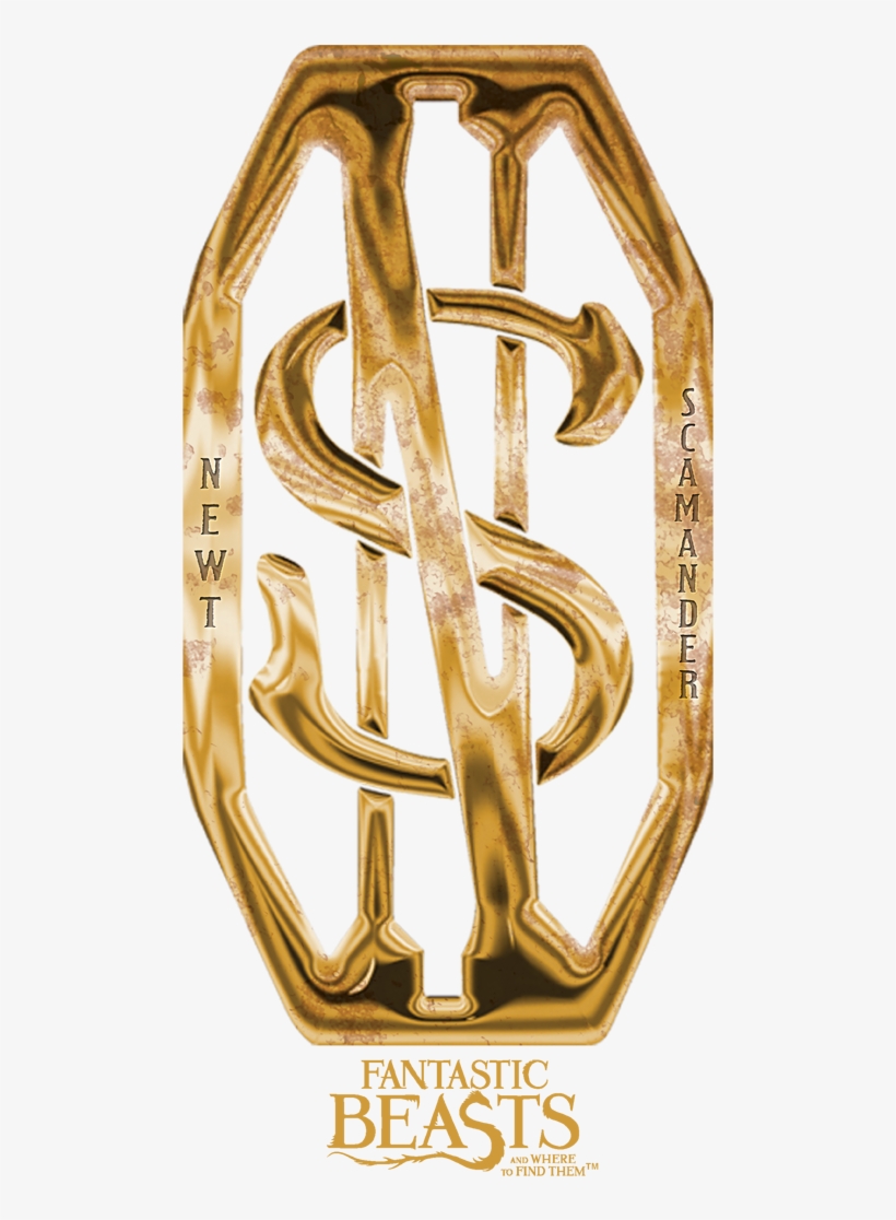 Fantastic Beasts Scamander Monogram Men's Regular Fit - Fantastic Beasts And Where To Find Them: Magical Creatures, transparent png download