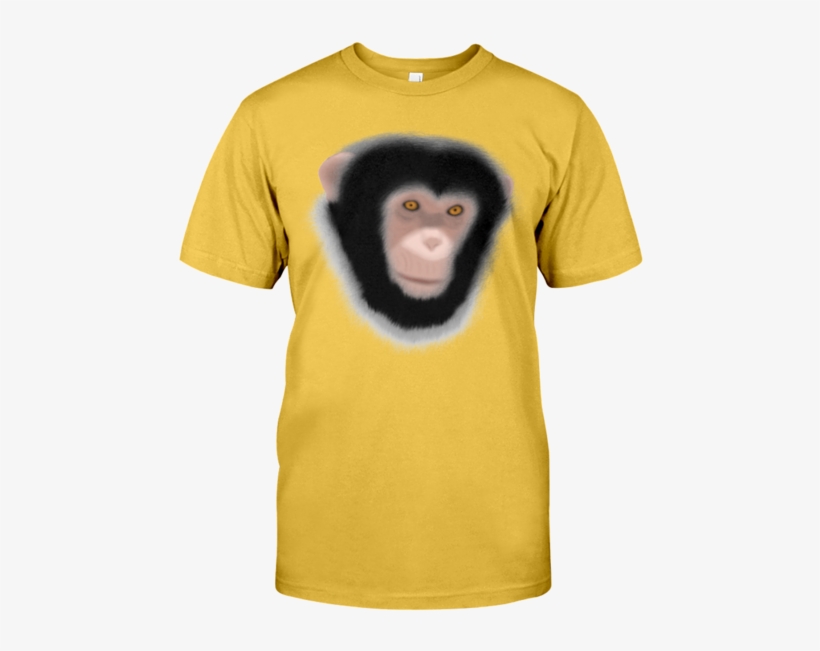 Chimp Head Cotton Shirt - Witches With Hitches Shirt, transparent png download