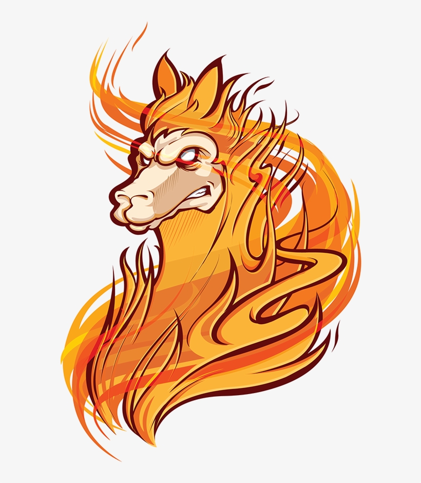 Anfoc - Flaming Llama, transparent png download