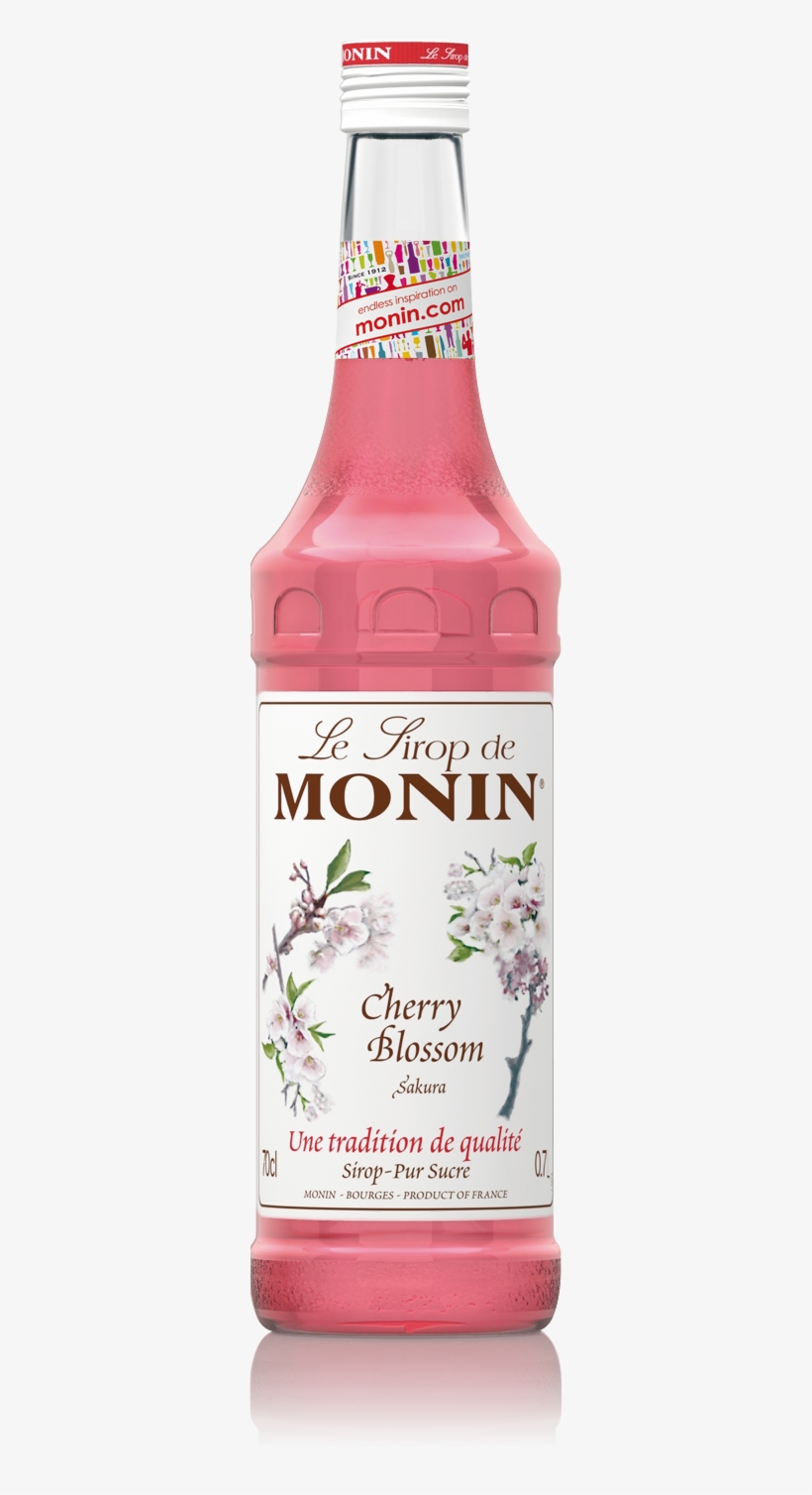 Cherry Blossom Syrup 700 Ml Glass - Monin Kiwi Syrup, transparent png download