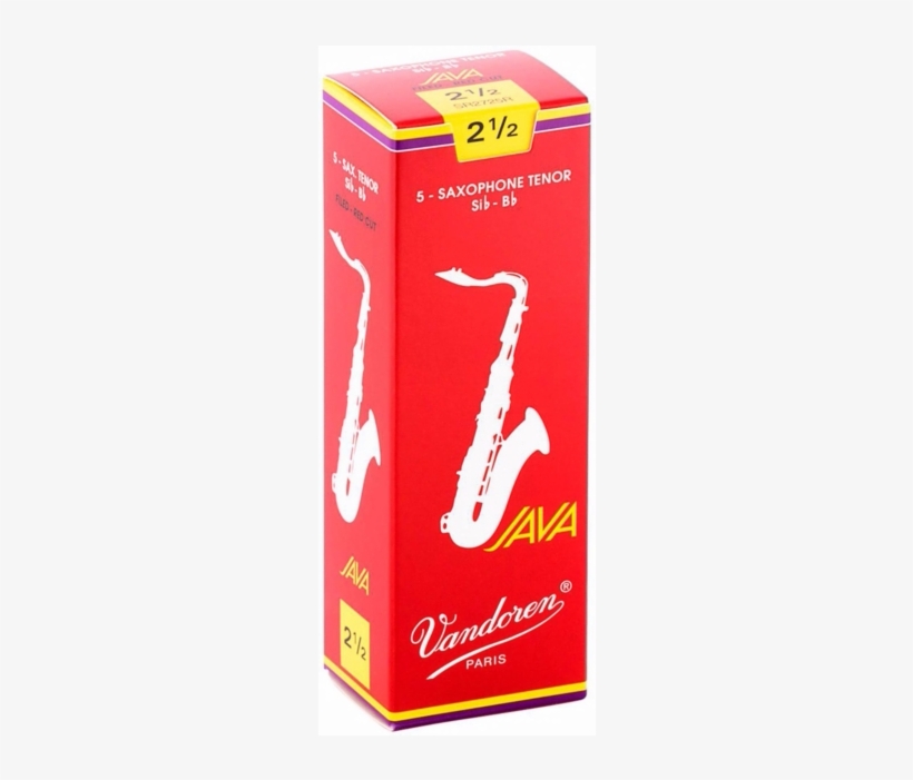 Vandoren Java Red Tenor Saxophone Reeds - Vandoren Sr271r Tenor Sax Java Red Reeds Strength 1;, transparent png download