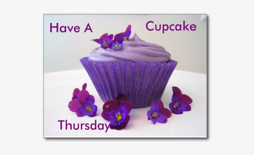 Have A Cupcake Thursday - Purple Cupcake, transparent png download