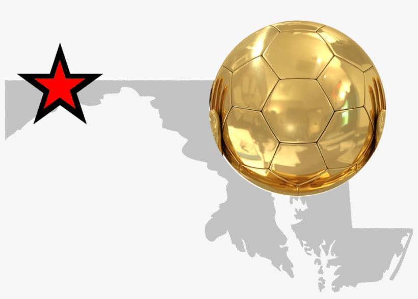 Gold-ball - Map Of Maryland Rivers, transparent png download