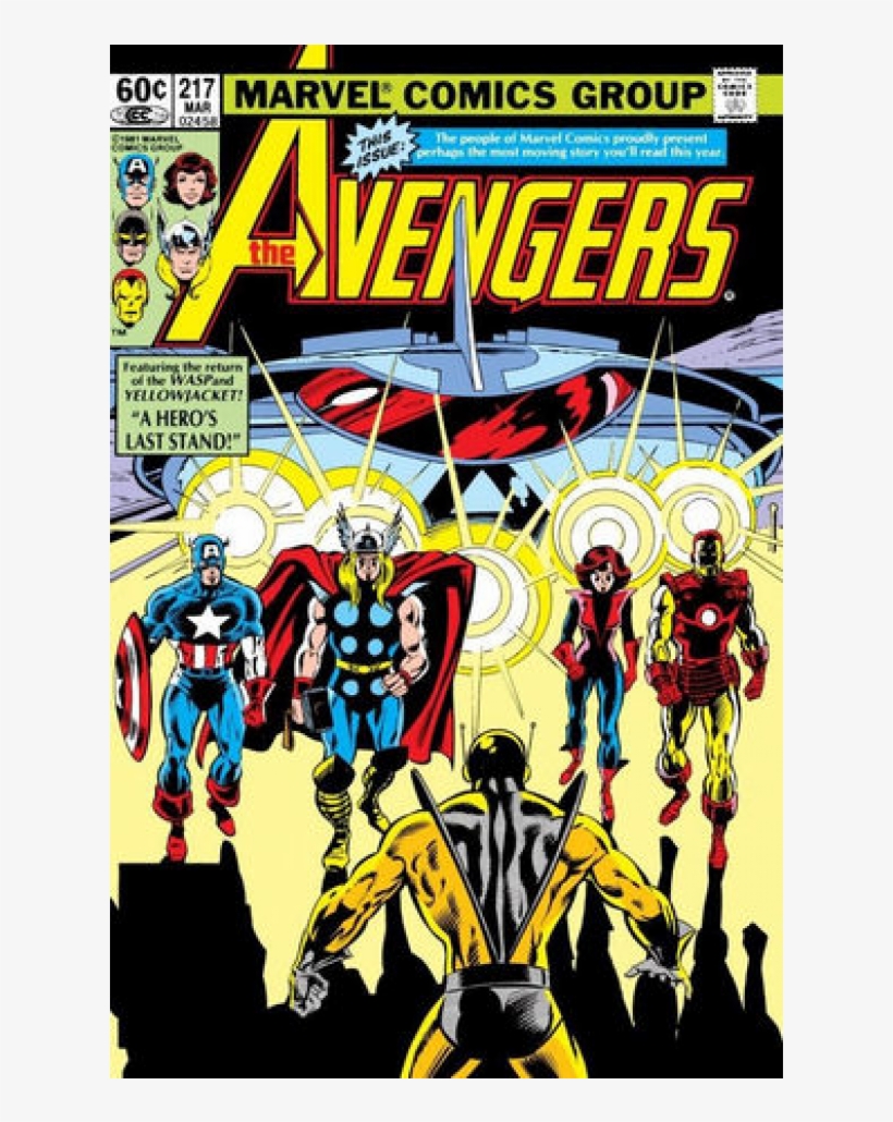 Купете Comics 1982-03 The Avengers, transparent png download