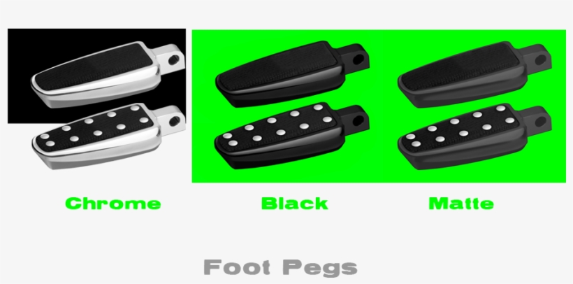 Signature Products Include Fat Bar Handlebars, Wing - Cyclesmiths Banana Board Footpegs - Chrome, No Rivets, transparent png download