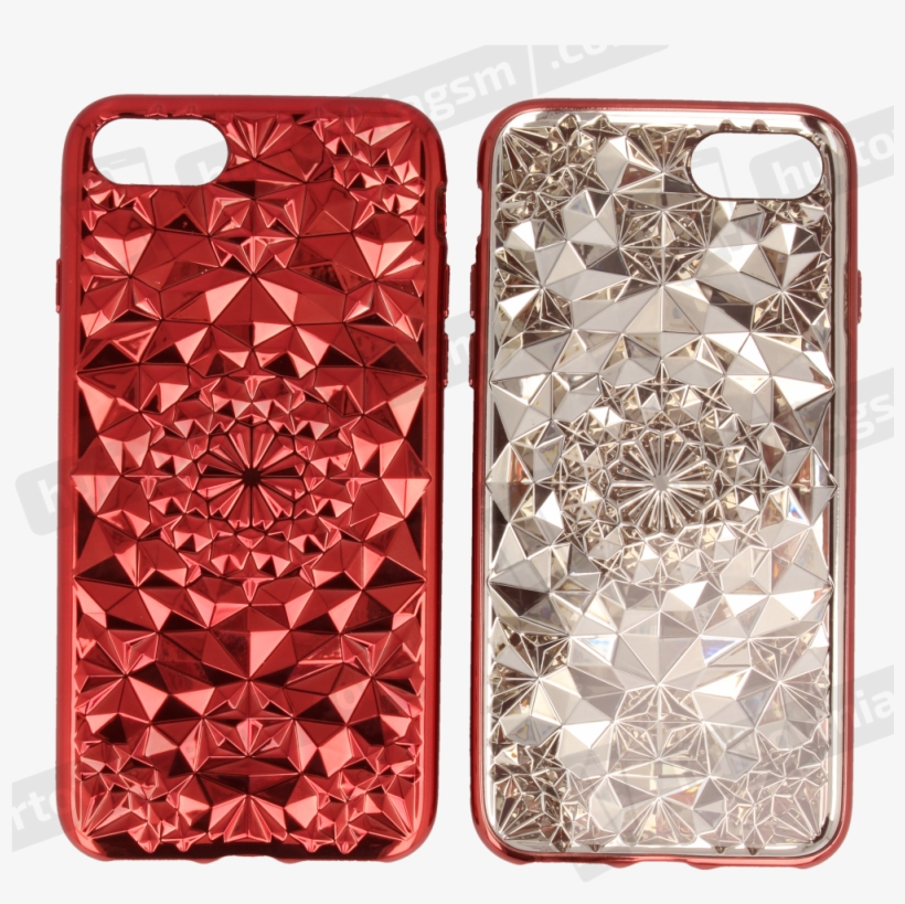 Electro Plate Iphone 7 Plus Red - Mobile Phone Case, transparent png download