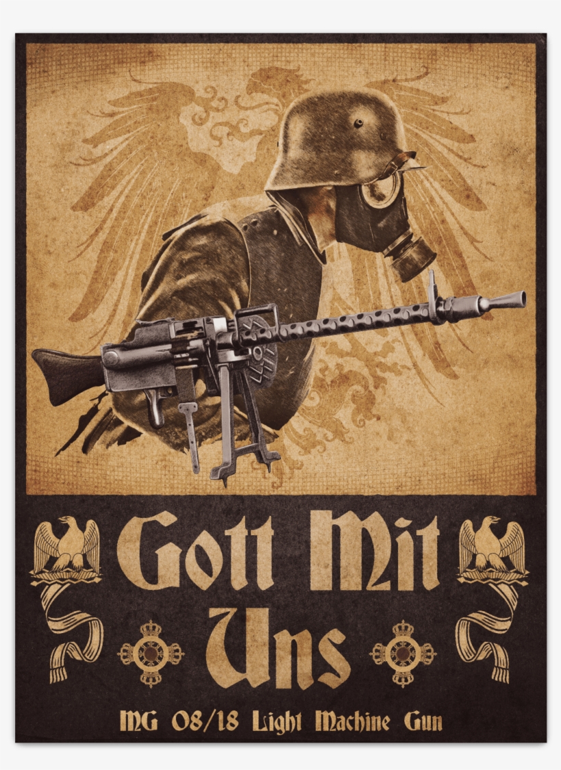 1919 Secret Weapons - Mg 08 18, transparent png download