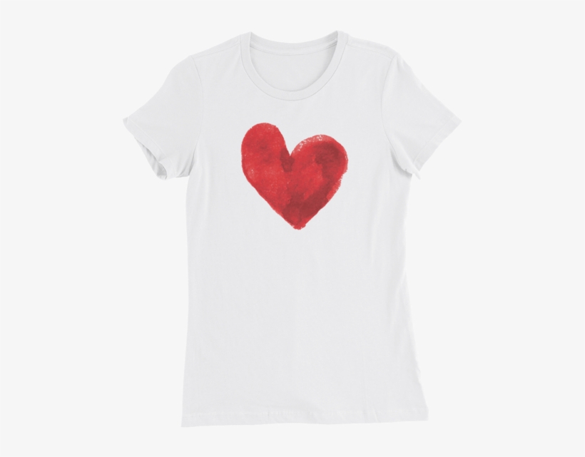 Love - Heart Watercolor - T-shirt - Intermittent Fasting, transparent png download