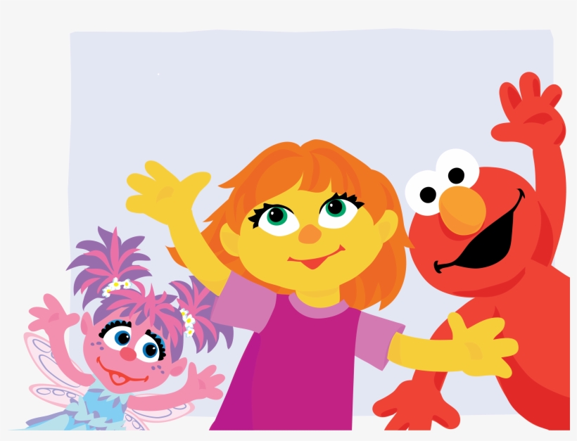 Sesame-workshop Julia Autism 1 - New Sesame Street Character Julia, transparent png download