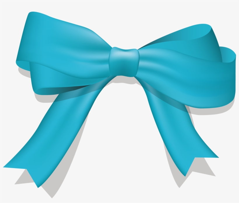 Clip Black And White Download Bow Tie Red Ribbon Blue - Blue Bow Png, transparent png download