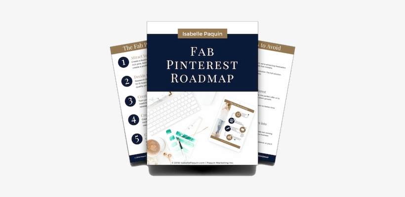 Fab Pinterest Roadmap Isabellepaquin Mock-up - Marketing, transparent png download