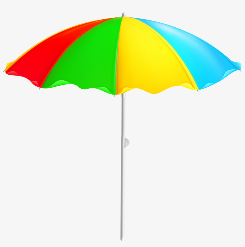 Colorful Beach Umbrella Png Clipart - Summer Umbrella Clip Art
