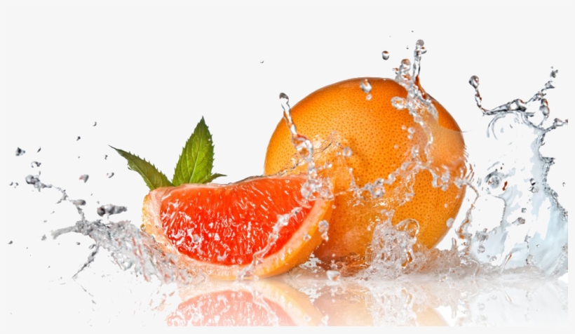 Fruit Water Splash Free Download Png - Fruits In Water Png, transparent png download