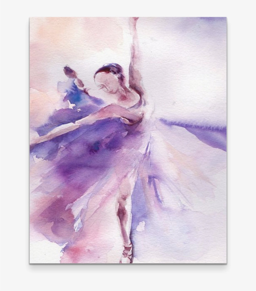 Dancer Transparent Watercolor - Watercolor Dancer, transparent png download