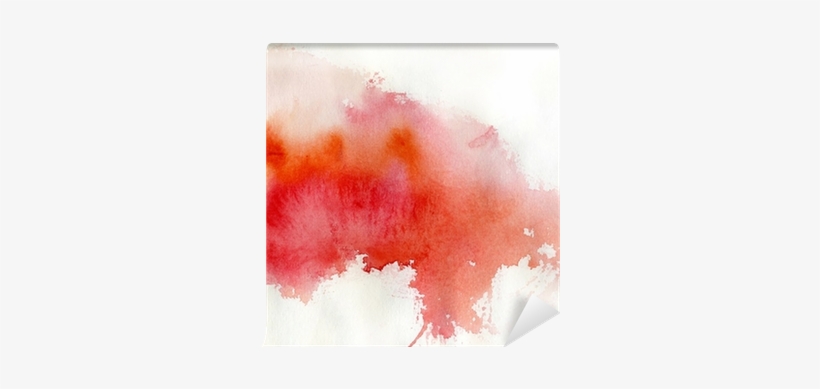Red Spot, Watercolor Abstract Hand Painted Background - Red Watercolour, transparent png download