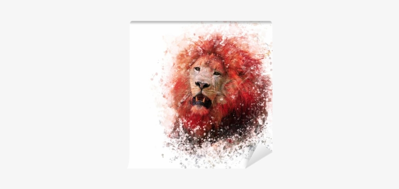 Löwekopf Aquarell, transparent png download
