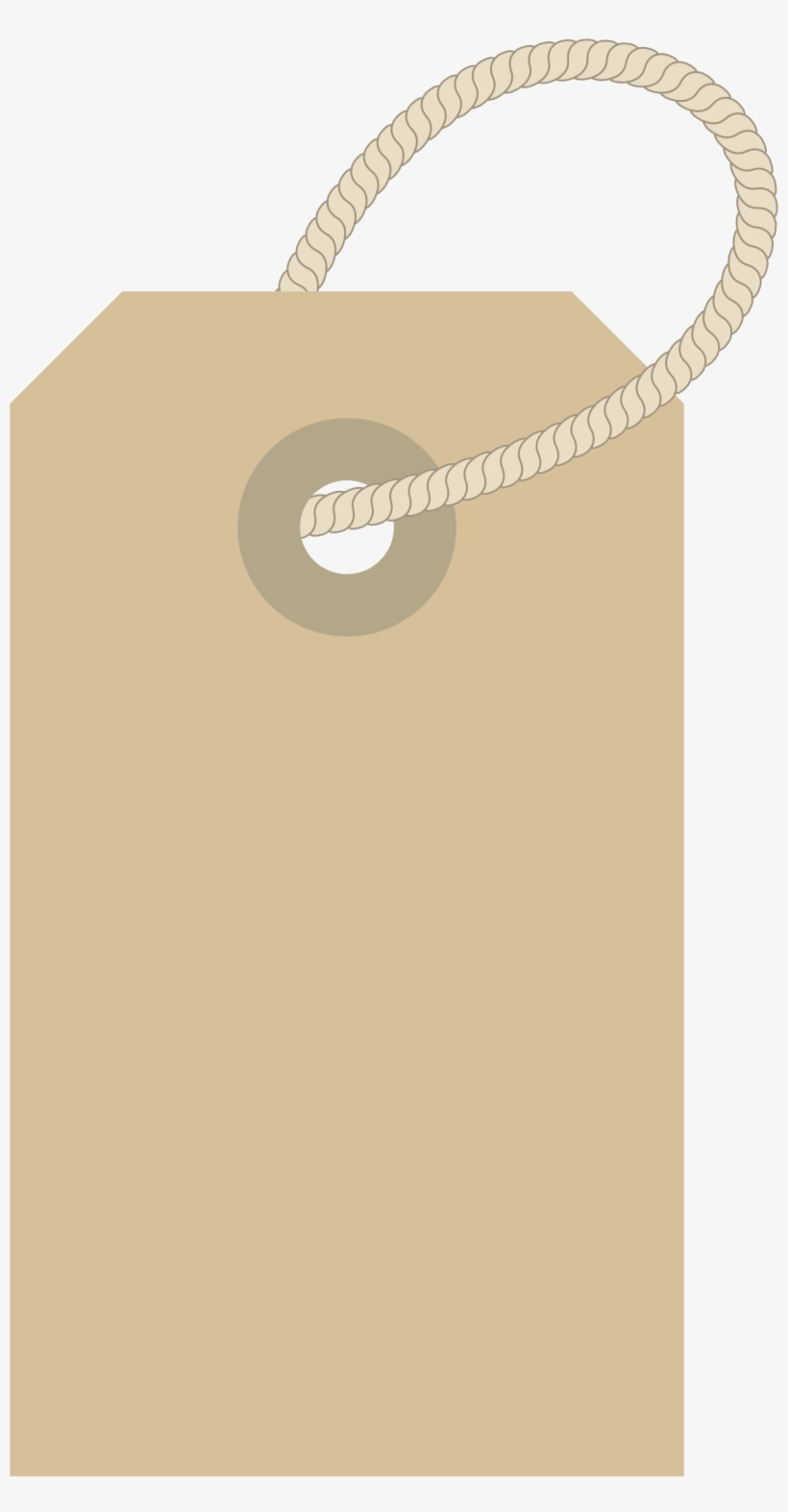 This Free Icons Png Design Of Clothing Label With Rope, transparent png download