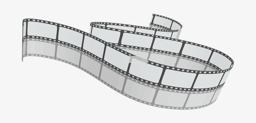Filmstrip Cinema Stripes Film Video Camera - Film Tape Transparent Background, transparent png download