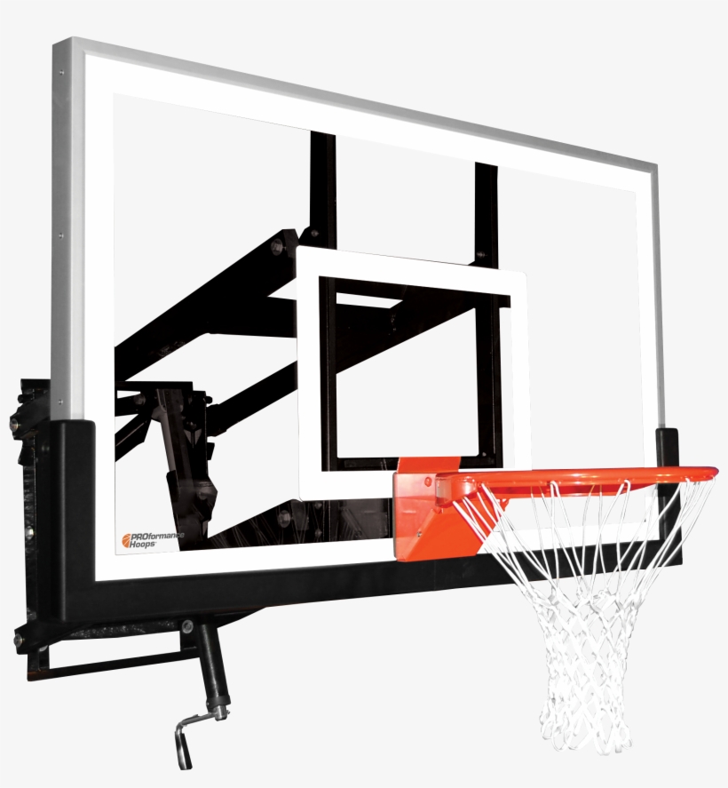 Wall Mount Wm60 Adjustable Basketball Hoop With 60 - Streetball, transparent png download