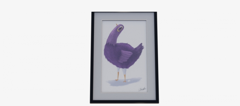 Limited Edition Trash Dove Print And Frame - Picture Frame, transparent png download