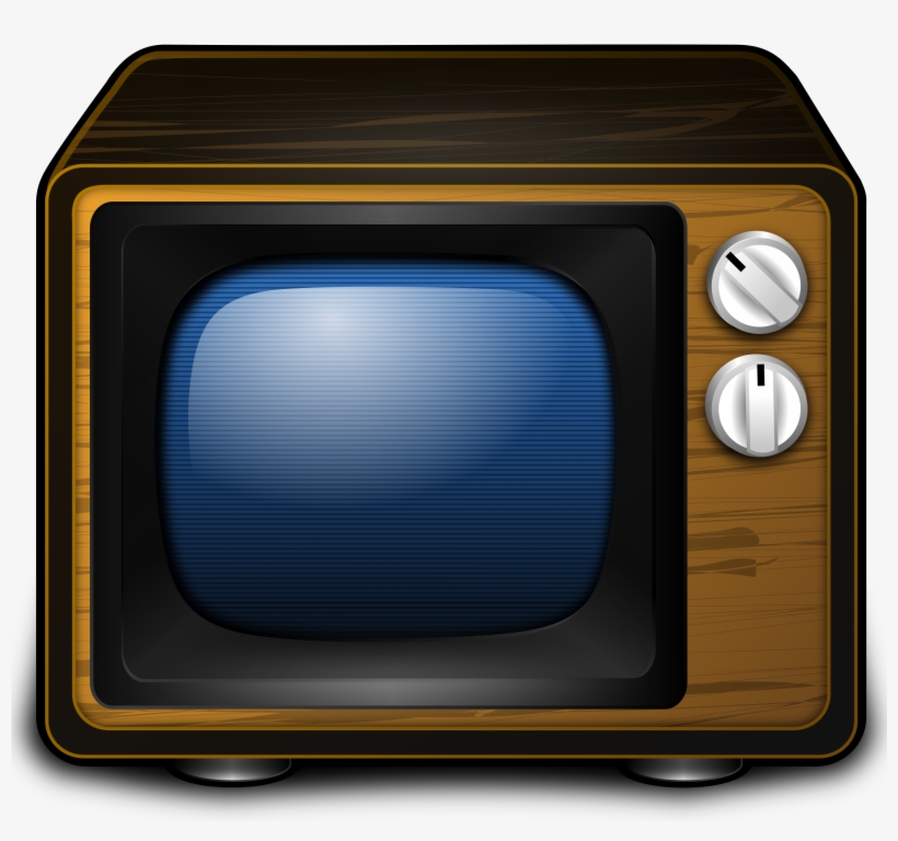 Tv Big Image Png - Clip Art Old Tv, transparent png download